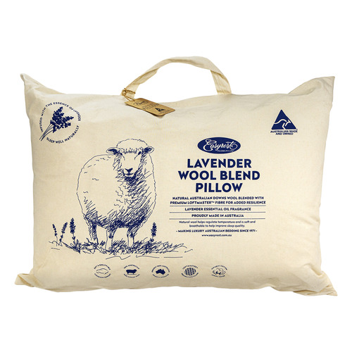Lavender Wooldblend Pillow in Fabric Bag