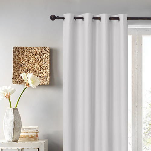 Essentially Homeliving Silver Albany, Block Out Curtains