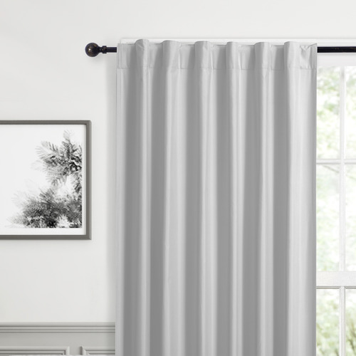 Essentially Homeliving Silver Albany, Tab Top Blackout Curtains Australia
