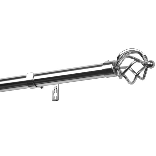 Essentially Homeliving Unix Birdcage Extendable Metal Curtain Rod