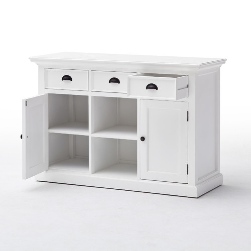 White-Coastal-Buffet-with-Baskets-B129-B129rt