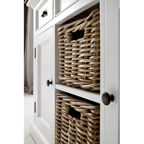 White-Coastal-Buffet-with-Baskets-B129-B129rt