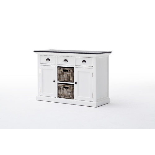 White-Coastal-Buffet-with-Baskets-B129-B129rt