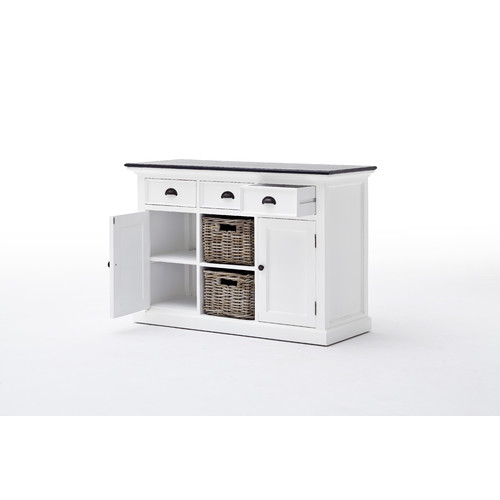 White-Coastal-Buffet-with-Baskets-B129-B129rt