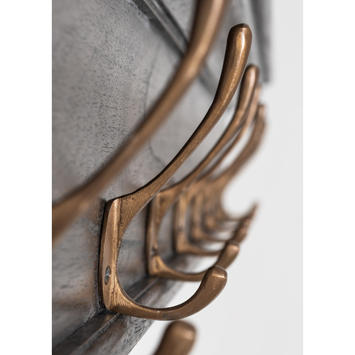 Brown Halifax 8 Hook Coat Rack Temple & ster