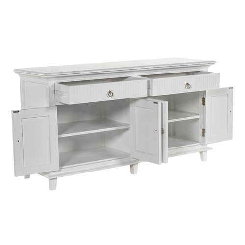Lewis 4 Door 2 Drawer Buffet & Hutch Temple & Webster