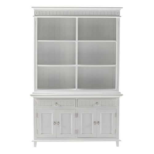 Lewis 4 Door 2 Drawer Buffet & 6 Shelf Hutch