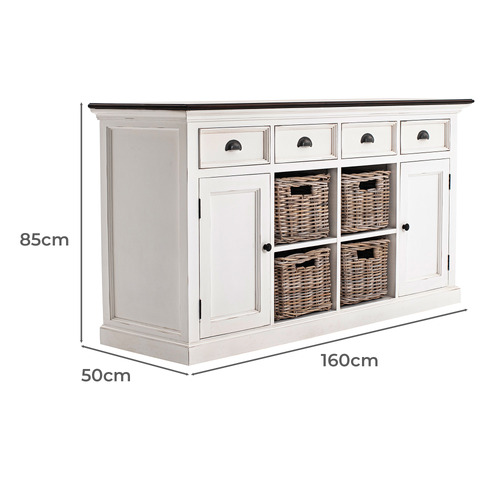 Mahopinch 4 Drawer Buffet