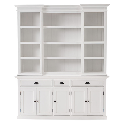 Meharry 5 Door 3 Drawer Kitchen Hutch Cabinet