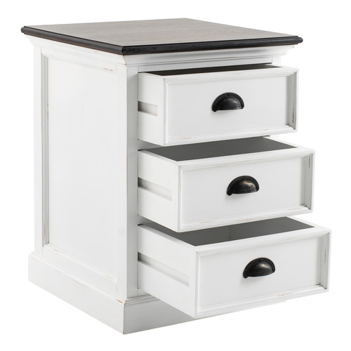 Meharry 3 Drawer Bedside Table