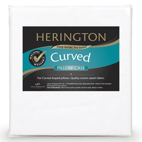 Curved Cotton Blend Pillowcase