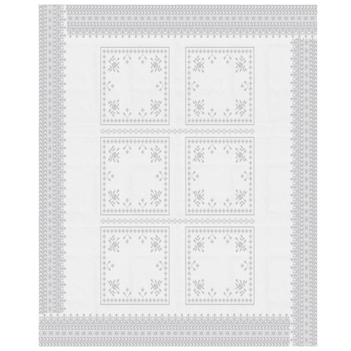Silver Belle Cotton Tablecloth