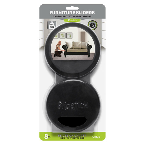 12.7cm Slipstick Carpet Floor Furniture Sliders