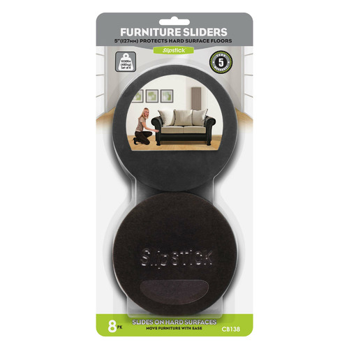 12.7cm Slipstick Hard Floor Furniture Sliders