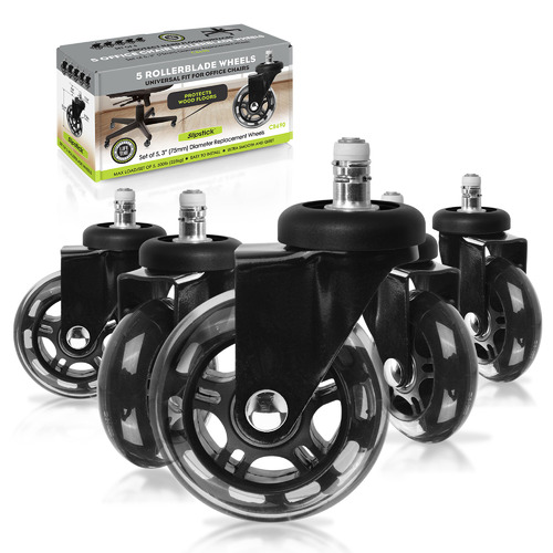 Uniq rollerblade office chair wheels discount traditional caster wheels replacement set