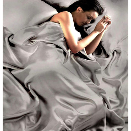 LuccaandLuna Satin Doona Cover Set Temple & ster