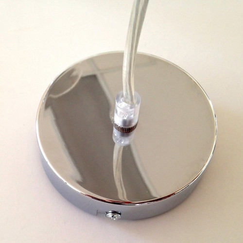 Lily 1 Light Pendant Clear Acrylic