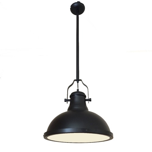 black hanging lamp