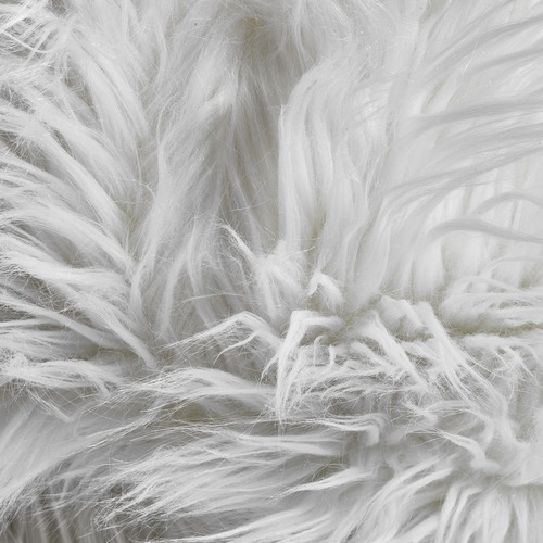 Lush Fur Beanbag Cover White