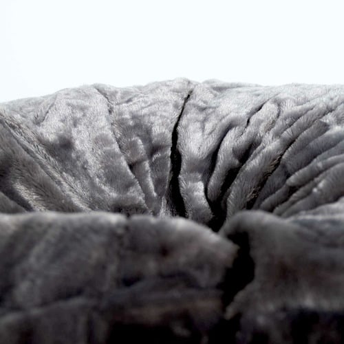 LuccaandLuna 100cm Cloud Faux Fur Beanbag Cover Temple & ster