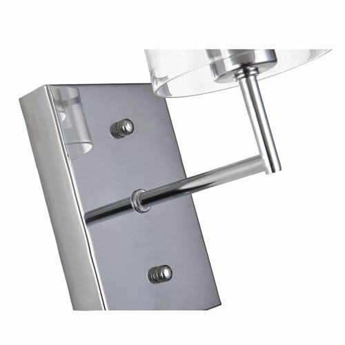 Chrome Abbey Metal Wall Light