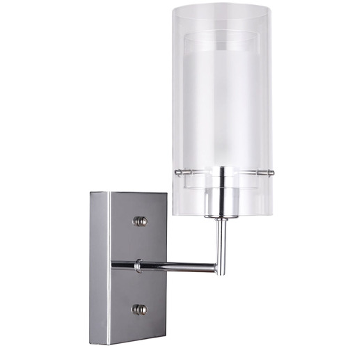 Chrome Abbey Metal Wall Light