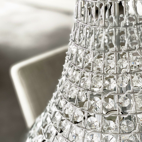Elegant Palace Glass & Metal Chandelier