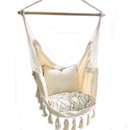 Cream Soho Cotton Hammock Chair