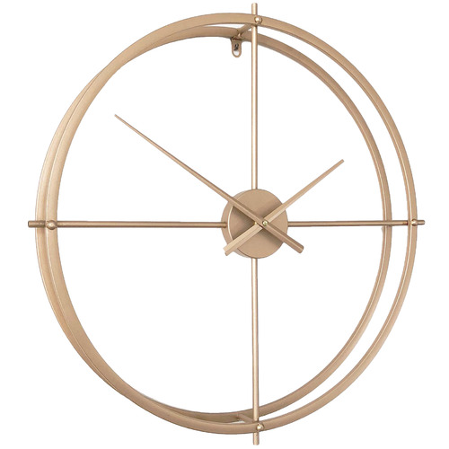 Lincoln Round Metal Wall Clock
