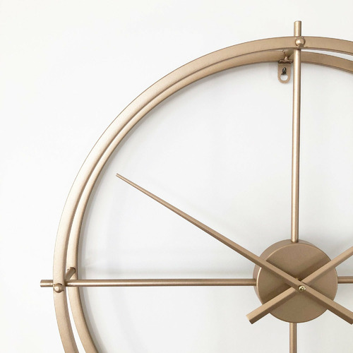 Lincoln Round Metal Wall Clock