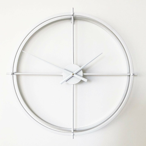 Lincoln Round Metal Wall Clock
