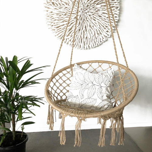 Natural Madrid Rope Hanging Chair