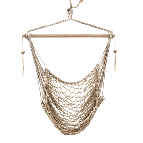 Salvador Hand-Woven Cotton Hammock Chair