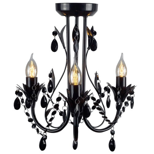 Harmony Leaf 3 Light Ceiling Chandelier
