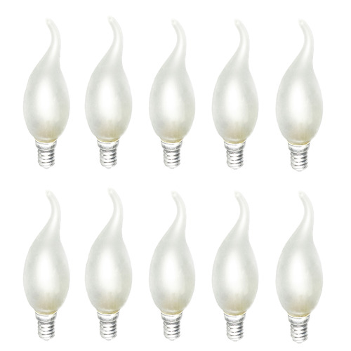 frosted flame tip light bulbs