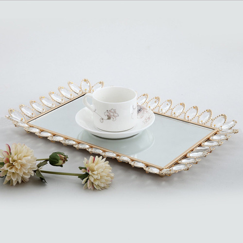 Wren Mirrored Serving Tray