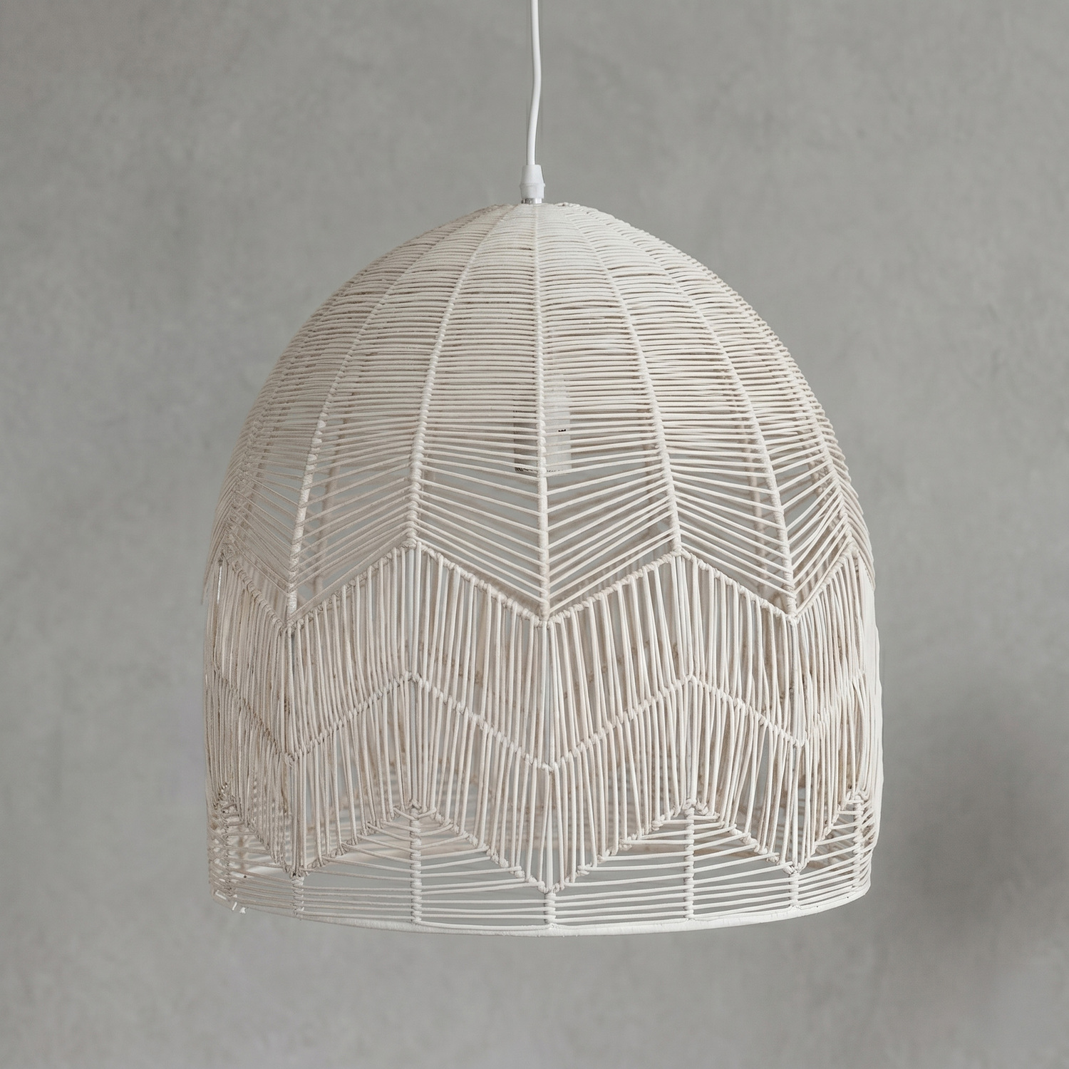 Amalfi Rattan Lace Pendant Light