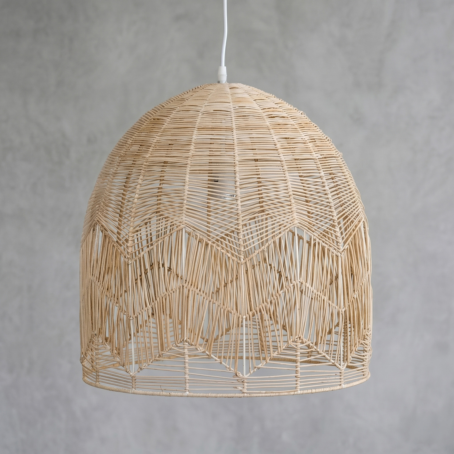 Amalfi Rattan Lace Pendant Light