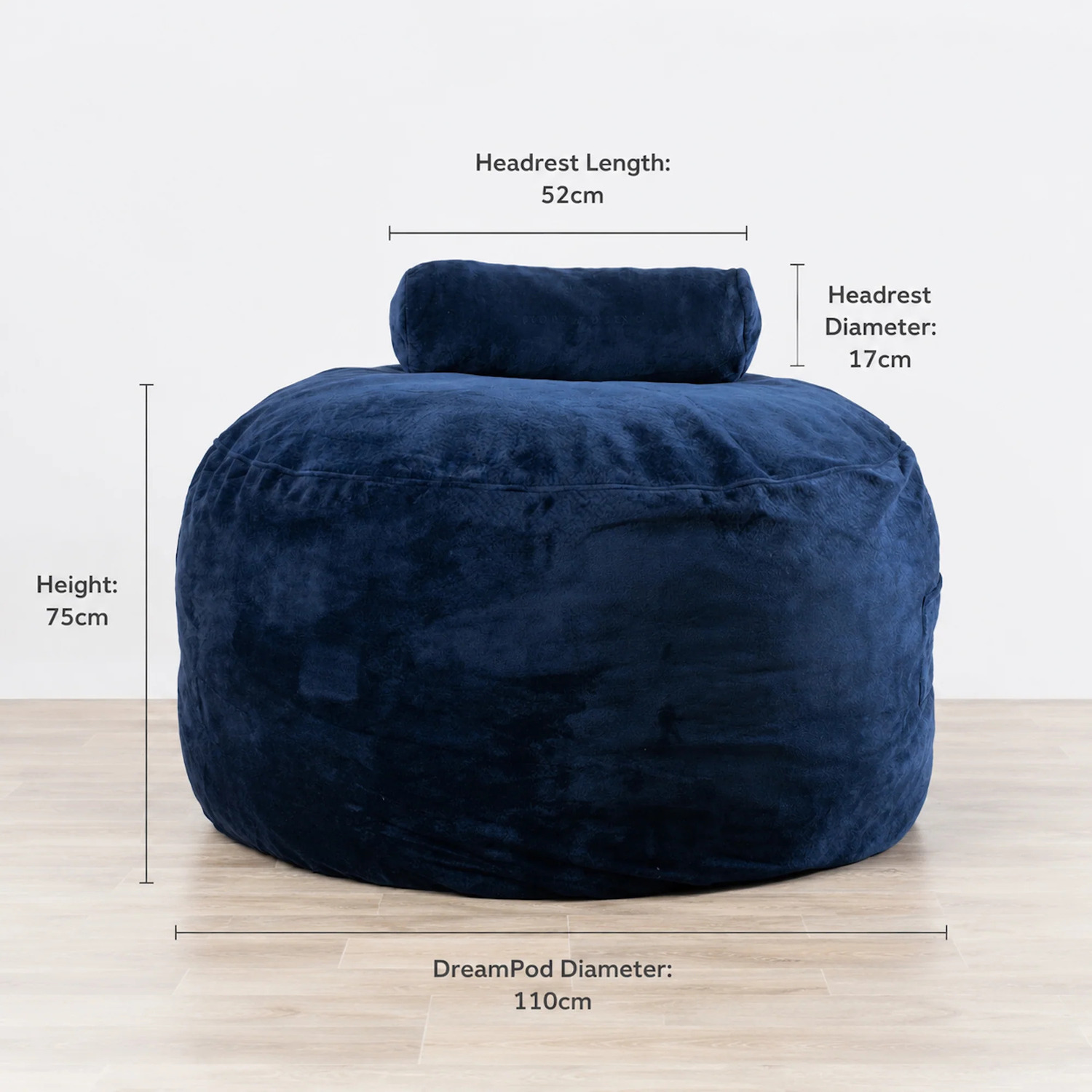 Grand-Velvet-Beanbag-with-Foam-Filling