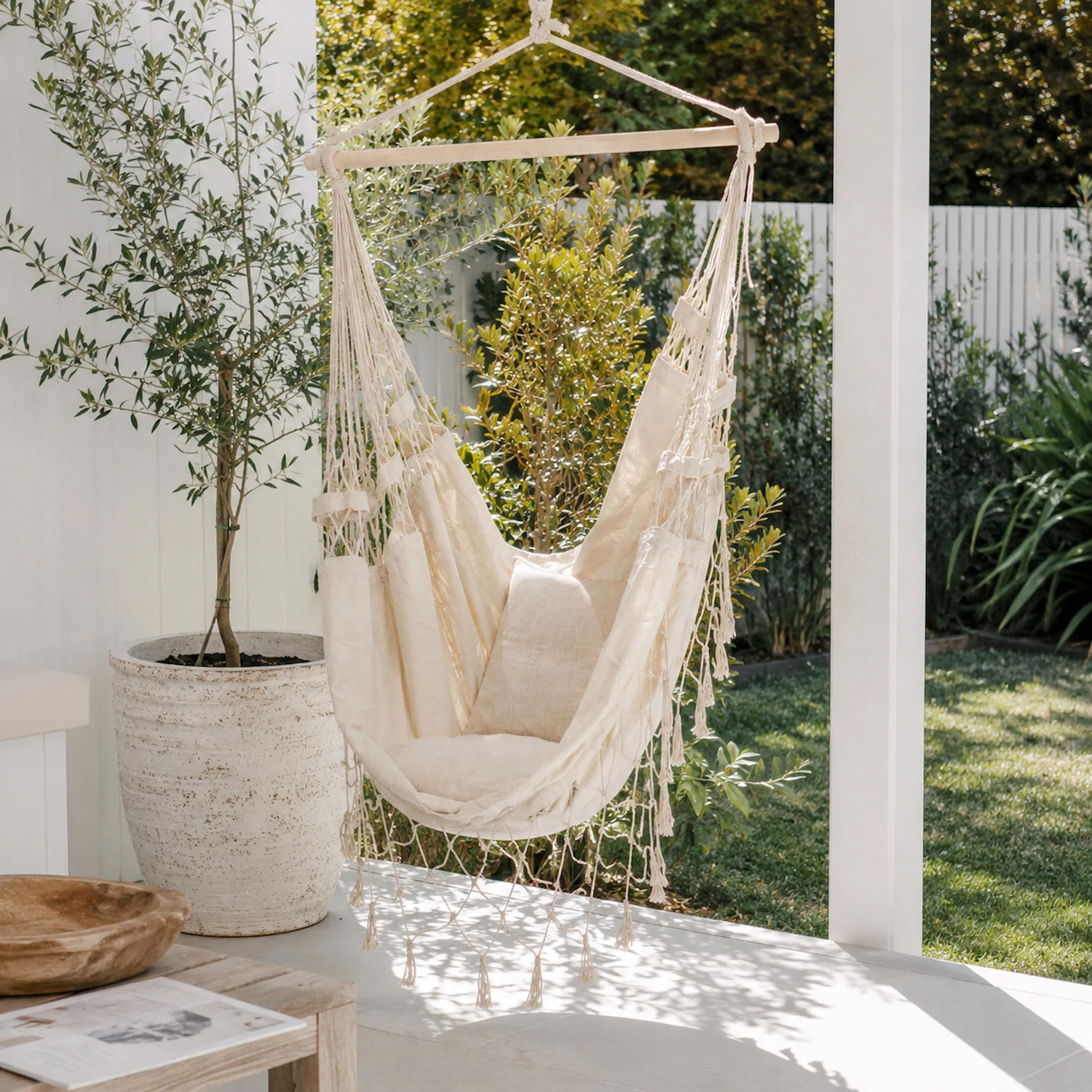 French-Provincial-Hanging-Hammock-Chair
