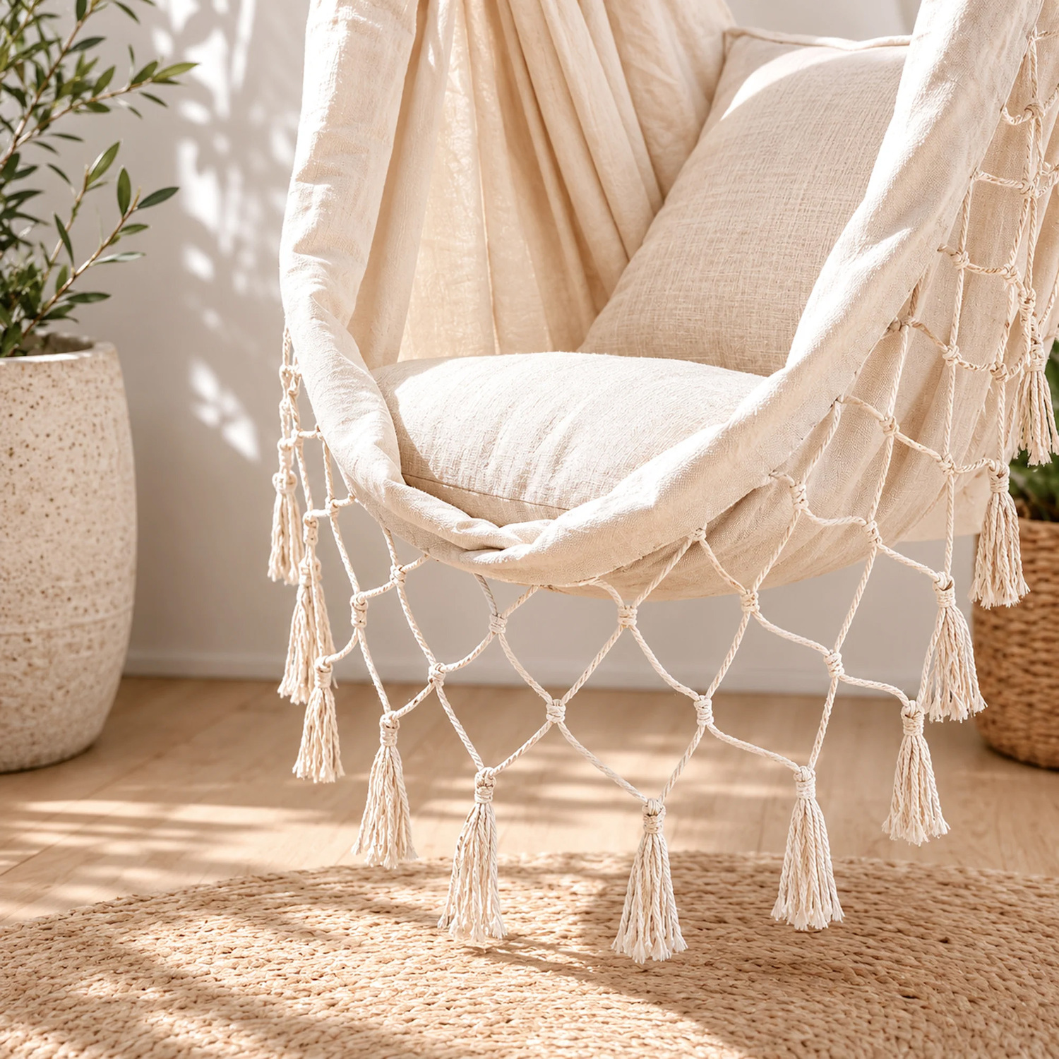 French-Provincial-Hanging-Hammock-Chair