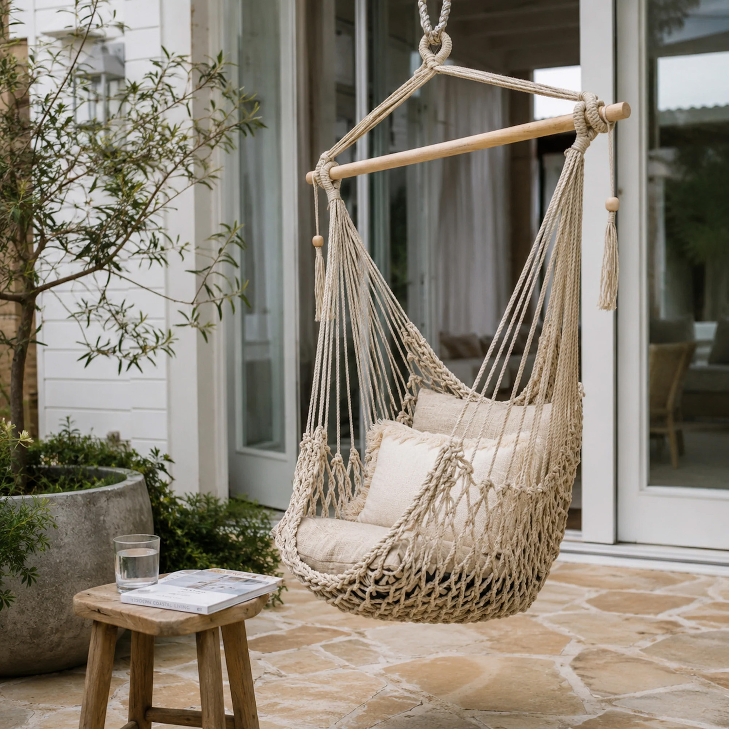 Salvador-Hand-Woven-Cotton-Hammock-Chair-IVD412-IVD413