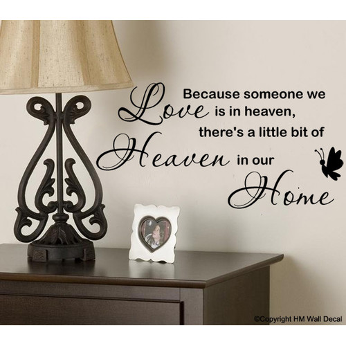 Download "Someone We Love is in Heaven" Quote Removable Wall Decal ...