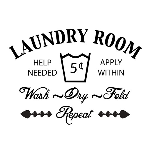 HM Wall Decal The Laundry Room Removable Wall Sticker | Temple & Webster
