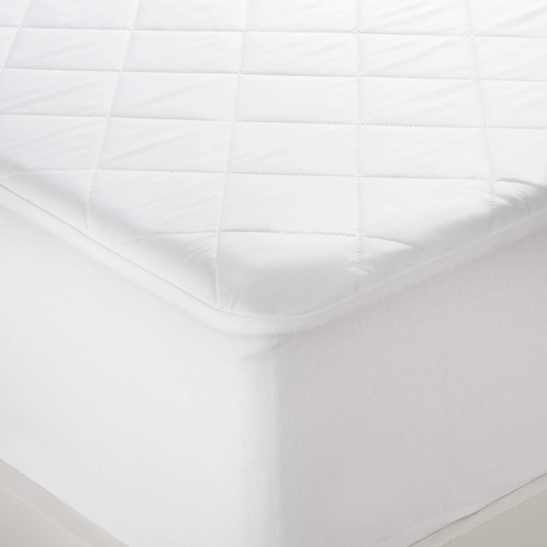 Natural Home White Bamboo Mattress Protector | Temple & Webster