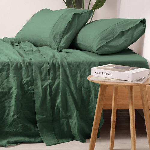 Natural Home European Flax Linen Sheet Set | Temple & Webster