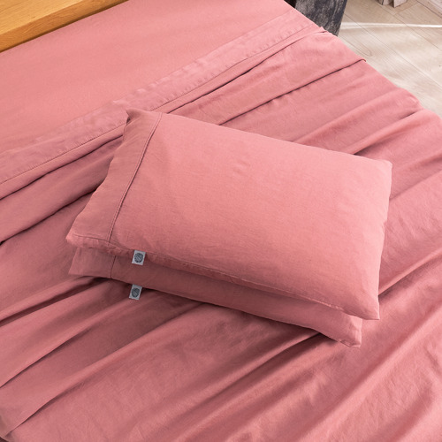 Plain Dyed European Flax Linen Sheet Set Temple & ster