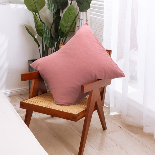 Plain Dyed Linen Euro Pillowcase