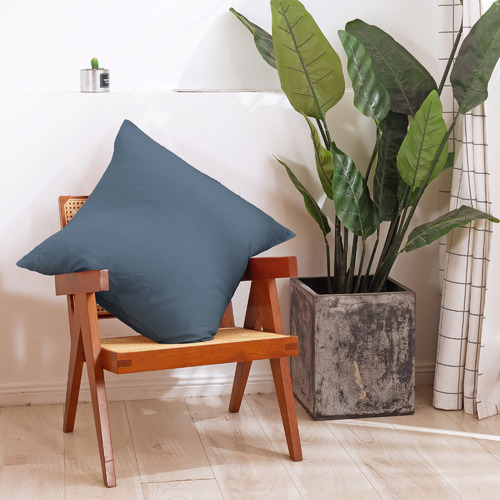 Plain Dyed Linen Euro Pillowcase