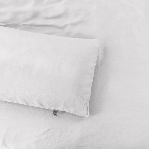 Dove Grey Vintaged Hemp Quilt Cover Set